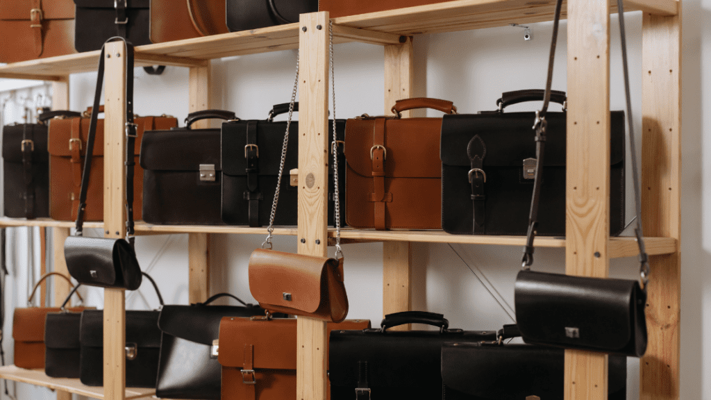 Indian-made leather bags